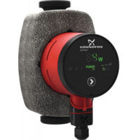 Grundfos – Pompe de circulation ALPHA1 230 V – Filetage plomberie 1" – Entraxe 180 mm – PN 10 – À commande électrique en fonte