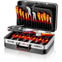 KNIPEX 00 21 20 Mallette à outils « Vision24 » Électro 20 outils 180 mm