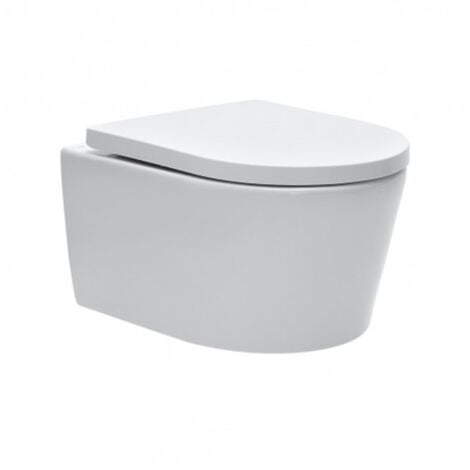 Grohe Toilet Pack Rapid SL Frame + SAT Rimless Toilet + Brushed Hard Graphite Flush Plate (RapidSLSAT-AL0)