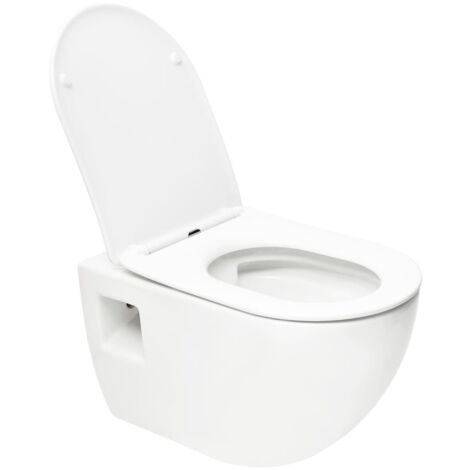 Grohe Toilet Pack Rapid SL Support Frame  + SAT Rimless Toilet + Soft-Close Seat + Matt Black Flush Plate (RapidSL-Project-KF0)