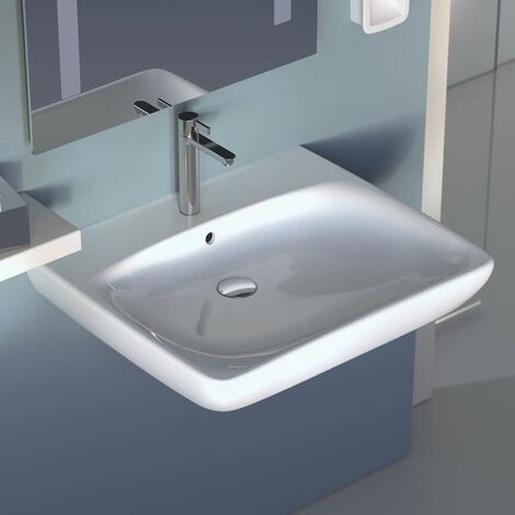 Geberit Selnova Comfort Wheelchair Accessible Washbasin 650x550 mm with ...