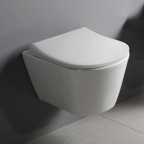 Geberit UP320 Toilet Frame + Lucco Avva rimless bowl+ Softclose seat