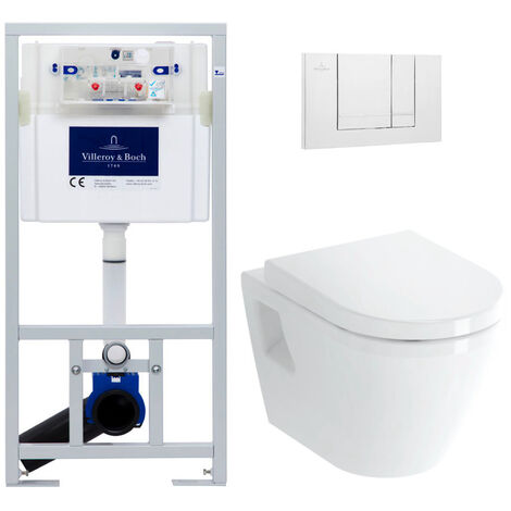 Villeroy & Boch Toilet Pack Viconnect Frame + Vitra Integra Toilet ...