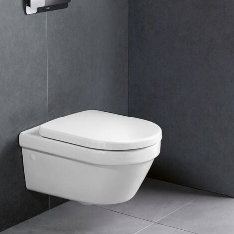 Grohe Toilet pack Grohe Rapid SL + Villeroy&Boch Architectura bowl with concealed fixings + chrome plate + Wall cladding set