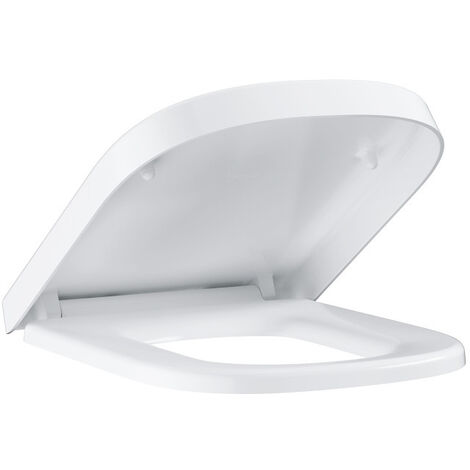 Grohe Euro Ceramic Soft-Close Toilet Seat, Alpine White (39330001)