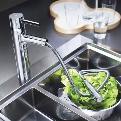 Grohe Concetto Single-lever mixer with hand shower (31129001)