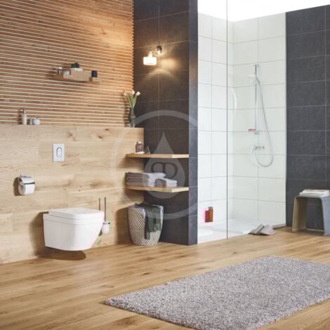 Grohe Euro Ceramic Triple Vortex Compact Toilet Bowl Only, Alpine White (39206000)