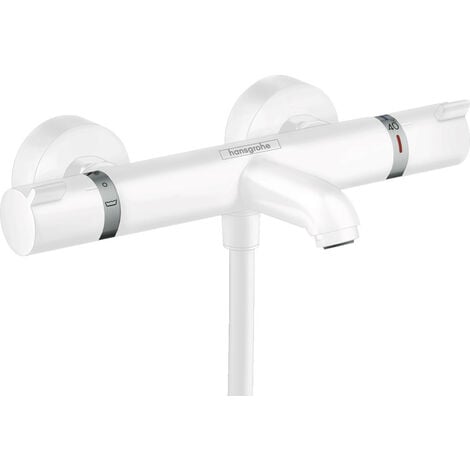 Hansgrohe Ecostat Thermostatic Bath Mixer Comfort For Exposed Installation Matt White