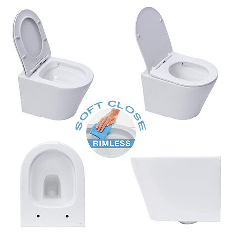 Grohe Rapid SL frame + Infinitio rimless WC + Softclose seat + Alpine white flush plate (RapidSL-Infinitio-6)