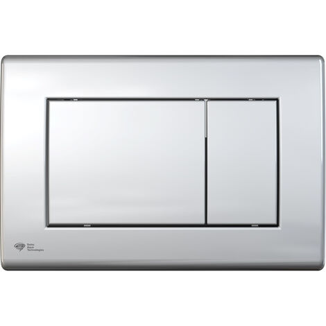 Swiss Aqua Technologies Plastic flush plate, Glossy chrome (SATAT21)