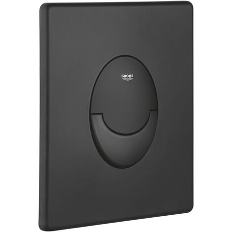 Grohe Start Dual Flush Plate, Matt Black (38964KF0)