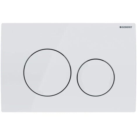 Geberit Delta20 Flush plate for dual flush, alpine white (115.127.11.1)
