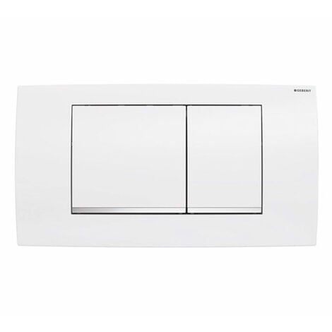 Geberit Twinline30 Flush plate for dual flush, white/chrome  (115.899.kj.1)