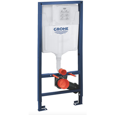 Grohe Toilet Set Rapid SL Support frame + Cersanit S-LinePro bowl + Seat + Chrome plate (RapidSL-S-LinePro-2)