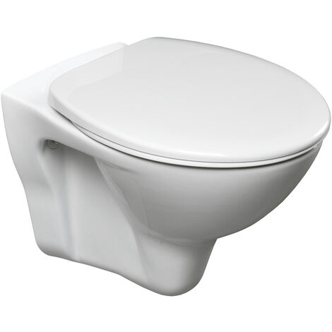 Grohe Toilet Set Rapid SL Support frame + Cersanit S-LinePro bowl + Seat + Chrome plate (RapidSL-S-LinePro-2)