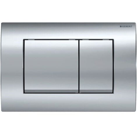 Geberit Delta30 Flush plate for dual flush, gloss chrome (115.137.21.1)