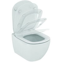 Geberit Duofix toilet set + Ideal Standard Tesi Aquablade bowl + Sigma20 flush plate white chrome (GEBAQUA-C)