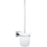 Tesa Hukk Wall mounted toilet brush, easy installation without drilling, Chrome (40248-00000-00)