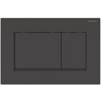 Geberit Sigma30 Double touch flush plate, Black (115.883.DW.1)