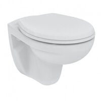Grohe Pack Rapid SL toilet + Porcher rimless toilet bowl + Grohe Skate Cosmopolitan chrome flush plate (RapidSL-PorcherRimless)