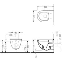 Villeroy & Boch Toilet set Viconnect Pro frame for wall-hung toilets + Serel SM10 bowl + Softclose seat + Matt chrome plate (ViConnectSM10-3)