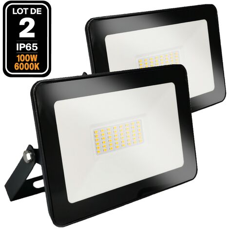 2 x 100W Ipad LED Faretti bianco freddo 6500K Alta luminosità