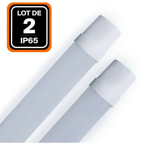 Lotto di 2. Tubo LED 36W 4000K Luce neutra. LED Striscia LED SMD impermeabile
