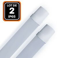 Lotto di 2. Tubo LED 36W 4000K Luce neutra. LED Striscia LED SMD impermeabile