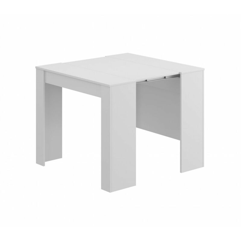 Tendencio Table Console Extensible Alga, rectangulaire avec rallonges,  jusqu'à 237 cm, pour Salle à Manger et séjour, Gris béton. Jusqu´à 10  Personnes : : Cuisine et Maison