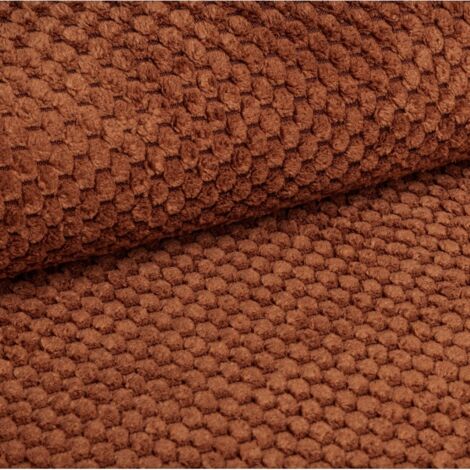 Canapé d’angle panoramique convertible LAVIA U Terracotta (1/2)