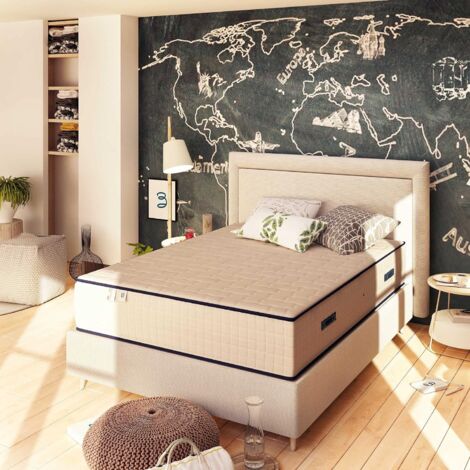Matelas BON RÉVEIL 800 Ressort ensaches - Epaisseur 30 cm - 120x200 cm