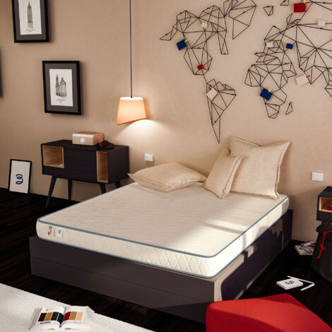 Baldiflex Matelas BASIC 10 cm Mousse orthopédique 85 x 200 cm Comfort Moyen