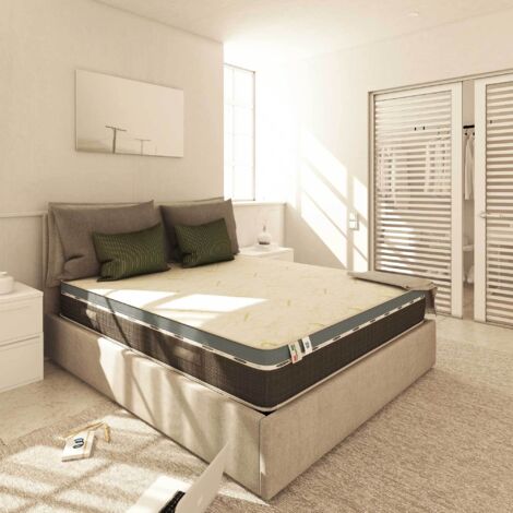 Baldiflex Matelas Hybride avec ressorts biconiques et mémoire de Forme 5 cm Energy biconiques 180x200 cm