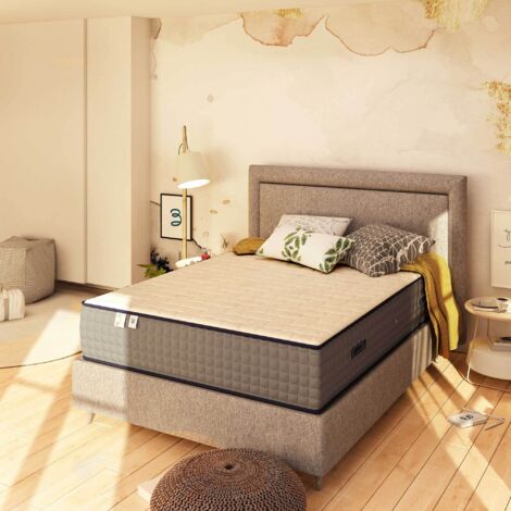 Baldiflex Matelas à Ressorts Ensachés et Mousse a Memoire de Forme hauteur 25 Cm Luxury 85x200 cm