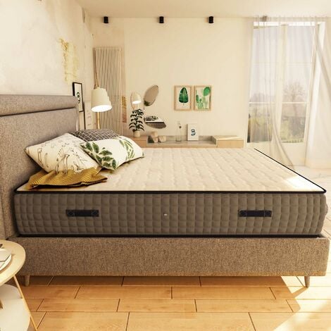 Baldiflex Matelas à Ressorts Ensachés et Mousse a Memoire de Forme hauteur 27 Cm Luxury 160x200 cm