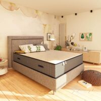 Baldiflex Matelas à Ressorts Ensachés et Mousse a Memoire de Forme hauteur 27 Cm Luxury 120x190 cm