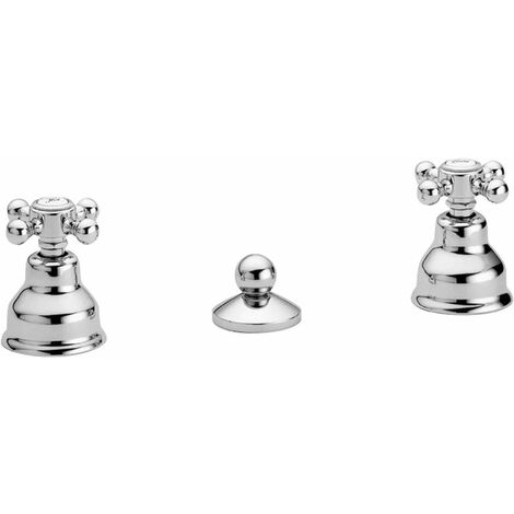 Robinet de bidet 3 trous de couleur chrome Paffoni VIOLA VLV116CR Chromé - Viola