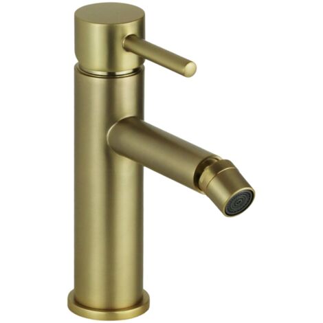 Mitigeur bidet or brossé ligne moderne Pollini Jessy MXBIMCMMCOS Or brossé (1/5)