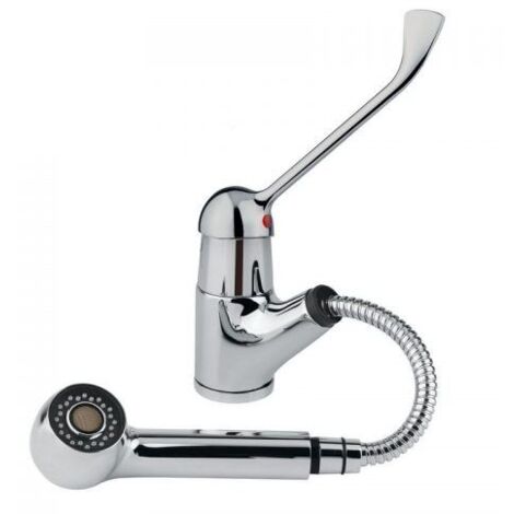 Mitigeur évier avec douchette extractible Idral 02451 Chromé - Laiton (1/3)