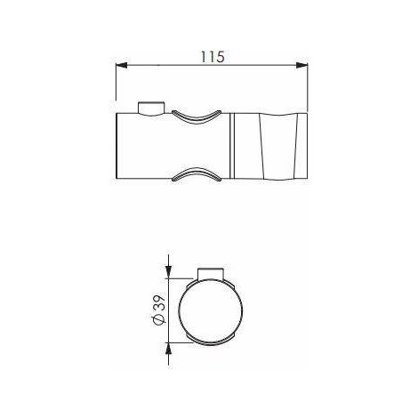 Douche Et Composant De - Limics24 - Support À Main Remplaçable