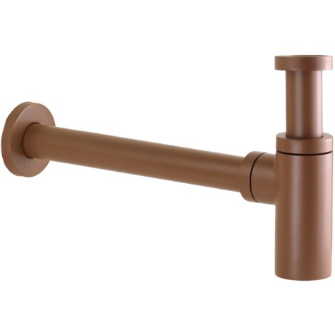 Siphon d'évier rond rose métallisé Pollini Acqua Desing SI0000103A3 Rose Métallisé (1/2)