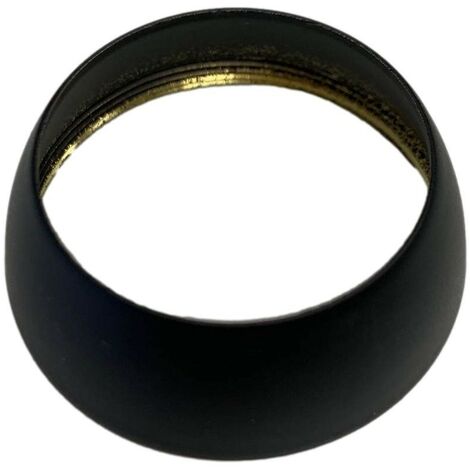 Bouchon sous levier de rechange en métal noir mat pour mitigeurs Paffoni ZCAP034NO Noir mat