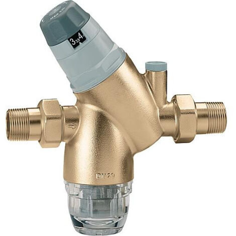 Réducteur de pression avec raccord manomètre Caleffi 535140-535150-535160  1"