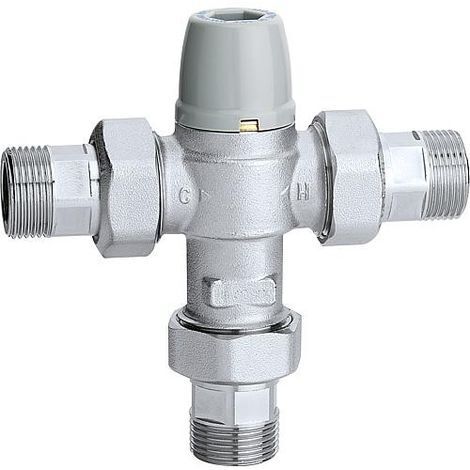 Mitigeur thermostatique avec sécurité anti-brûlure Caleffi 521303 3/4" (1/5)