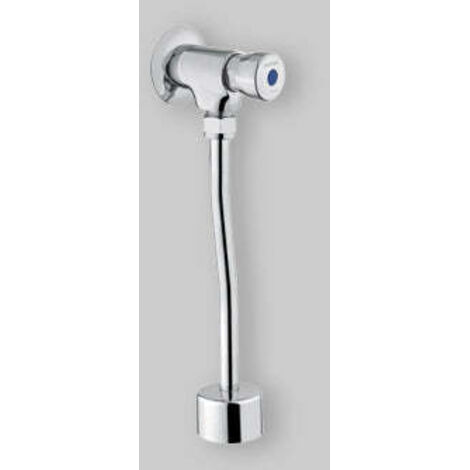 Robinet d'urinoir mural temporisé avec bouton poussoir Idral Classic 08020/E-08020/1E  avec tube