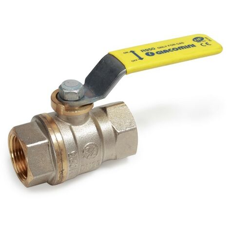 Vanne gaz à sphère carrée Dado® GIACOMINI-R950 Jaune - 3/8" - jaune (1/2)