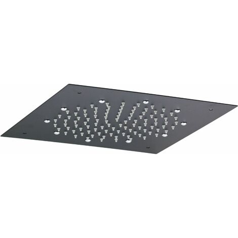 Pommeau de douche encastré au plafond de couleur noir mat Sphera Giove SD4960303NO  Noir mat