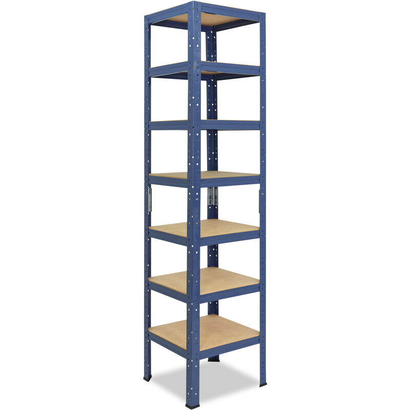 shelfplaza® HOME 180x70x30cm Étagère charge lourde bleu / etagere