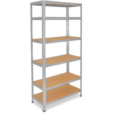 shelfplaza® HOME 200x60x30 cm Étagère d'angle galvanisé / etagere angle en  metal 6 niveaux / etagères d'angle avec capacité charge 145kg par niveau /  etagere d'angle comme etagere rangement