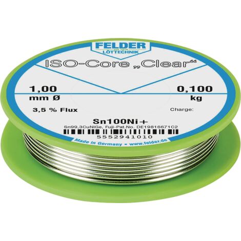Filo di saldatura ISO-Core® Clear 2mm 100g Sn100Ni+